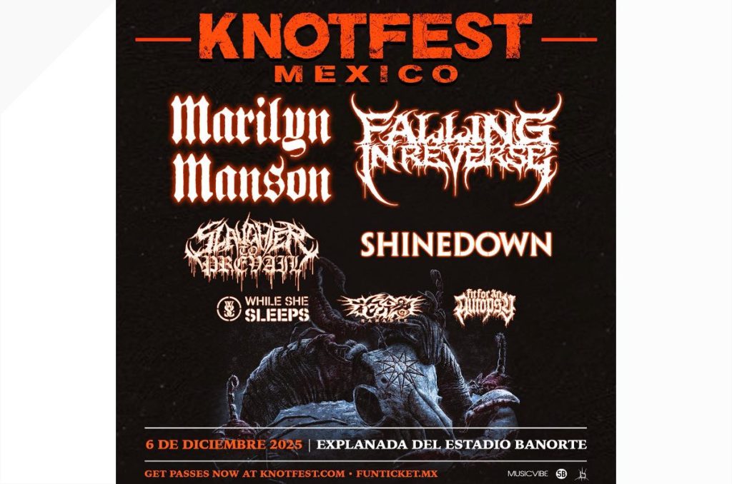 Knotfest 2025 México cartel y boletos festival Estadio Banorte
