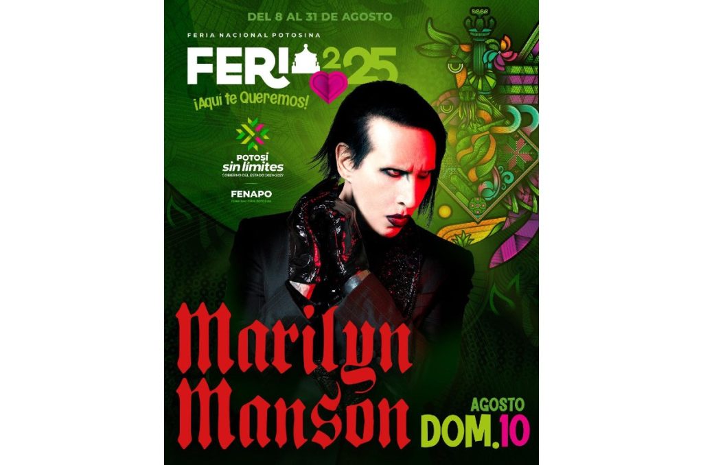 Marilyn Manson México Fenapo 2025 concierto gratis