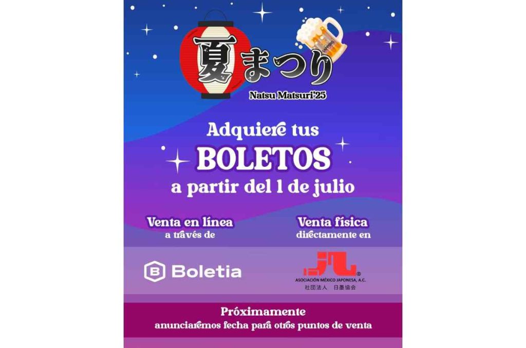La venta de boletos para Natsu Matsuri 2025 arranca este martes 1 de julio