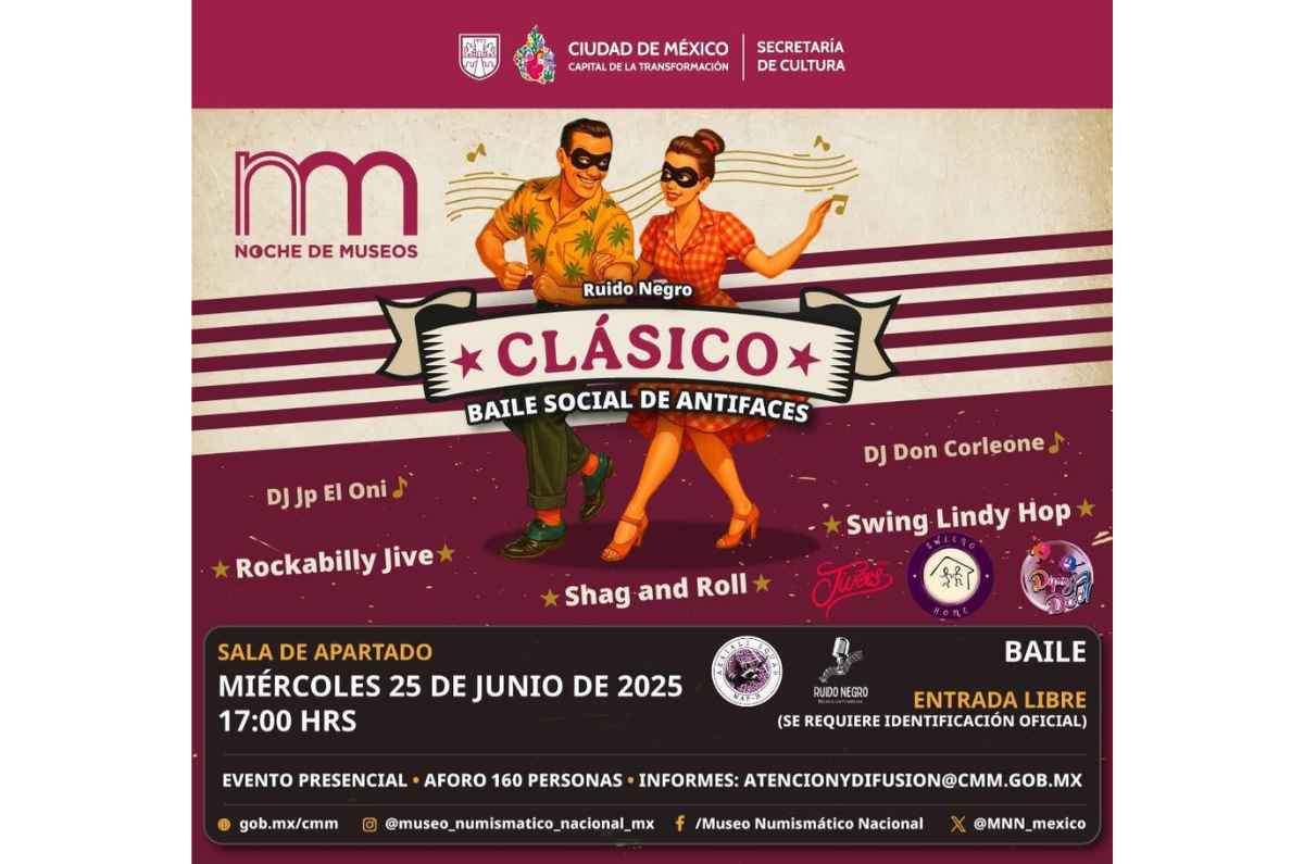 Baile social de antifaces