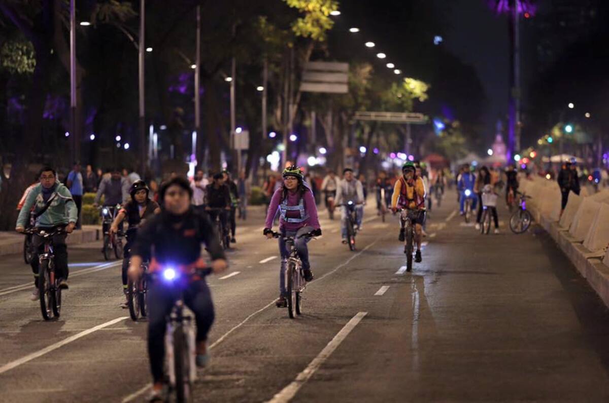 Lánzate a Nocturbici: el primer paseo nocturno de Indeporte en la CDMX