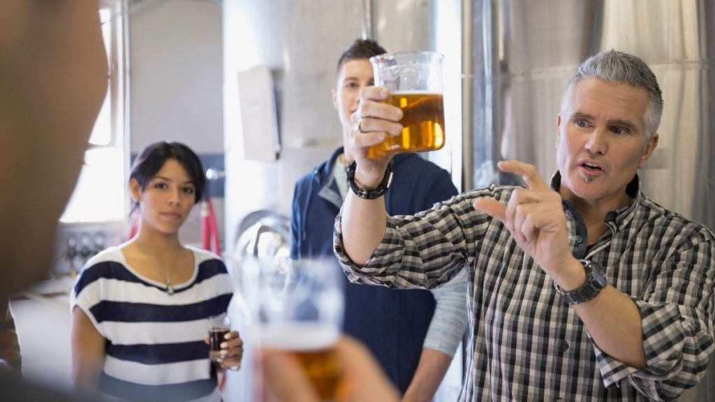 maestro cervecero en la Ruta Cervecera