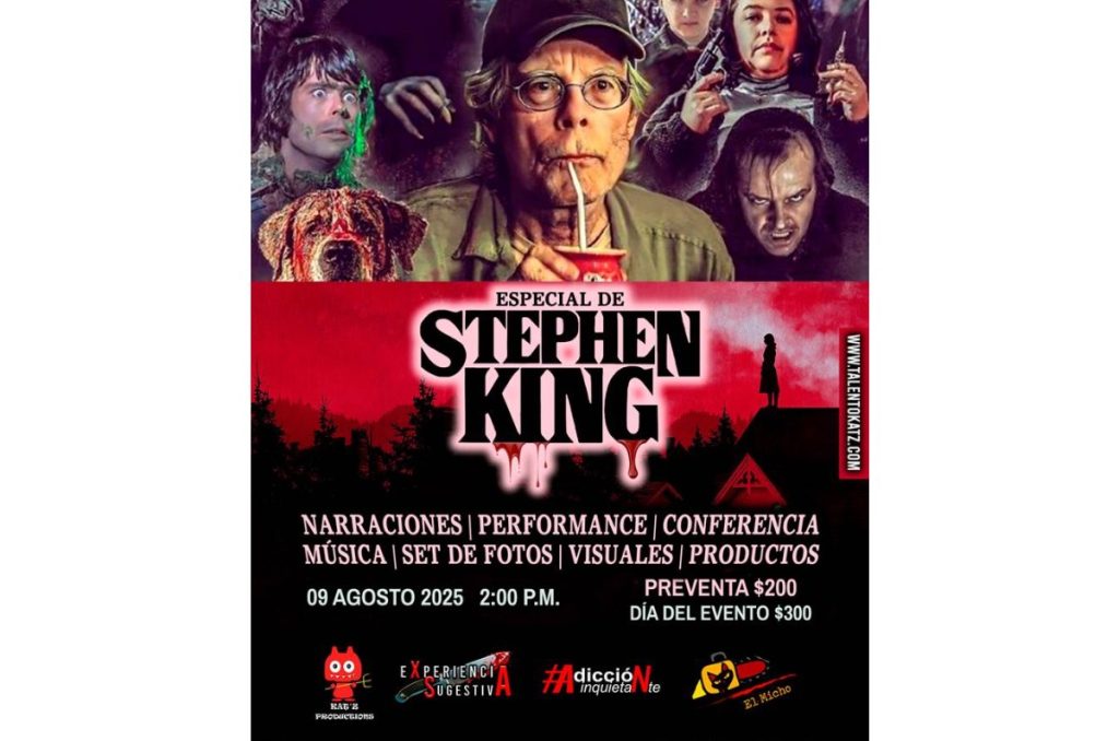 Stephen King Fan Event de terror CDMX Dada Club