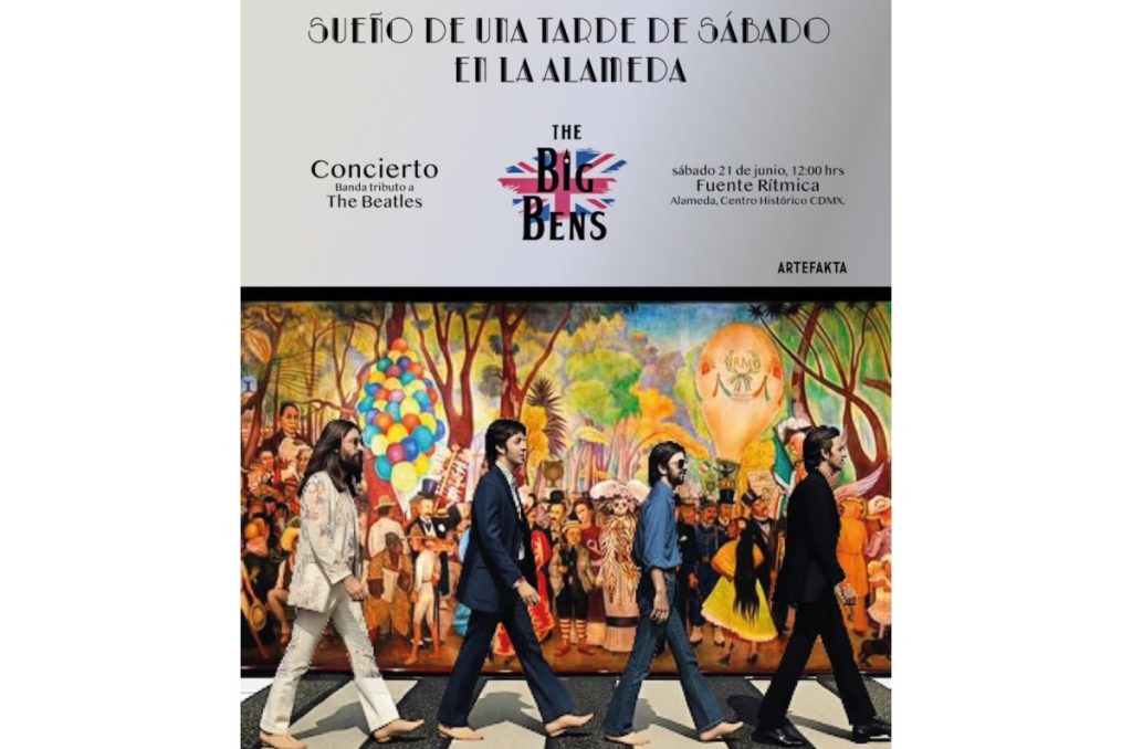 The Beatles concierto gratis Alameda Central CDMX
