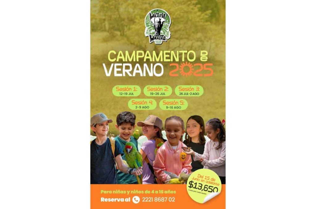 Watusi Watoto: campamento de verano en Africam Safari