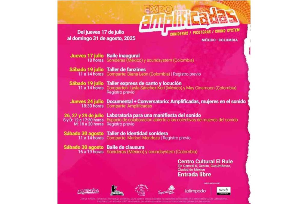 El poder femenino en el sonido: visita la muestra Amplificadas en el Centro Cultural El Rule
