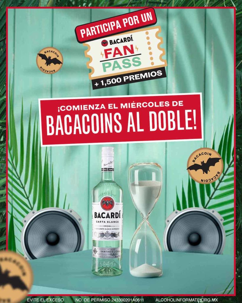 Bacardí Fan Pass regresa con más de 1,500 premios, incluyendo un viaje todo pagado a Lollapalooza Chile, kits y experiencias musicales.
