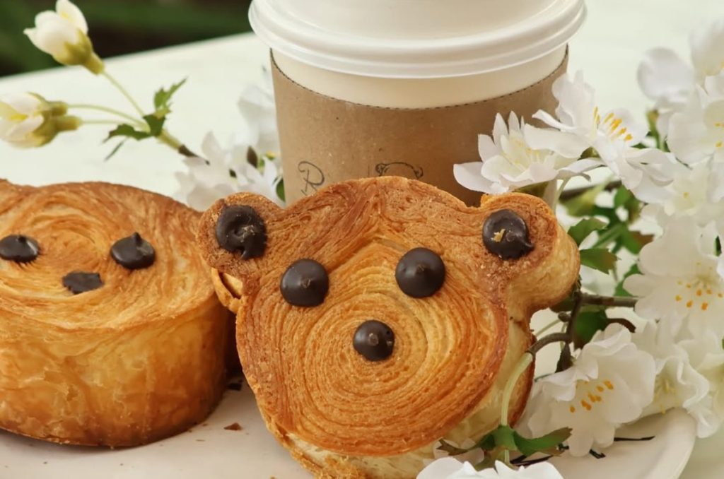 Pan de dulce con forma de oso en CDMX