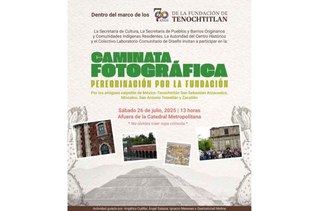 Caminata fotográfica por los antiguos barrios mexicas del Centro Histórico