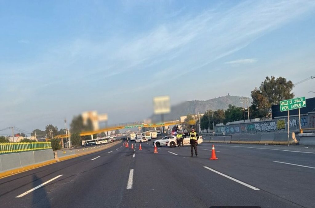 Cierran carretera México - Puebla