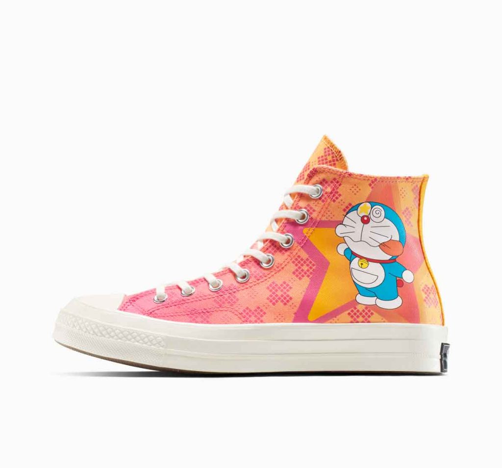 Converse celebra a Doraemon con una colección de edición limitada de calzado, ropa y accesorios, trayendo el espíritu futurista de la serie