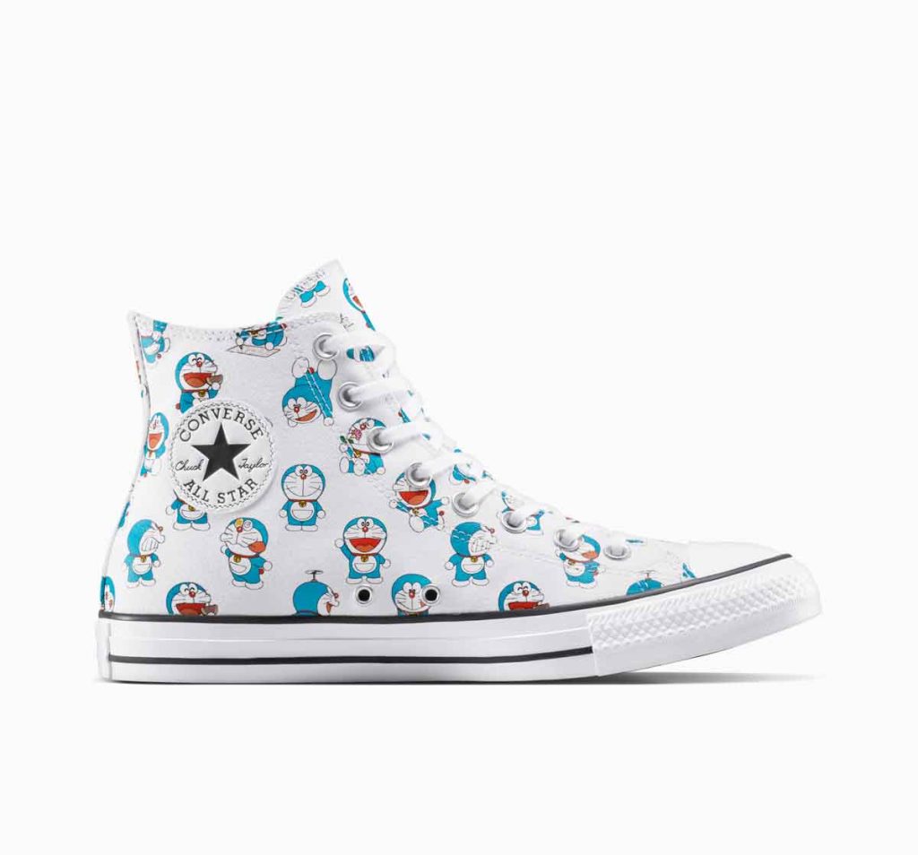 Converse celebra a Doraemon con una colección de edición limitada de calzado, ropa y accesorios, trayendo el espíritu futurista de la serie