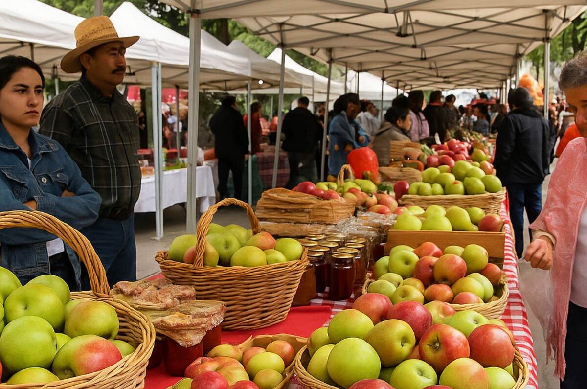 Llega la Feria de la Manzana a CDMX: GAM recibe a productores de Hidalgo ¡GRATIS!