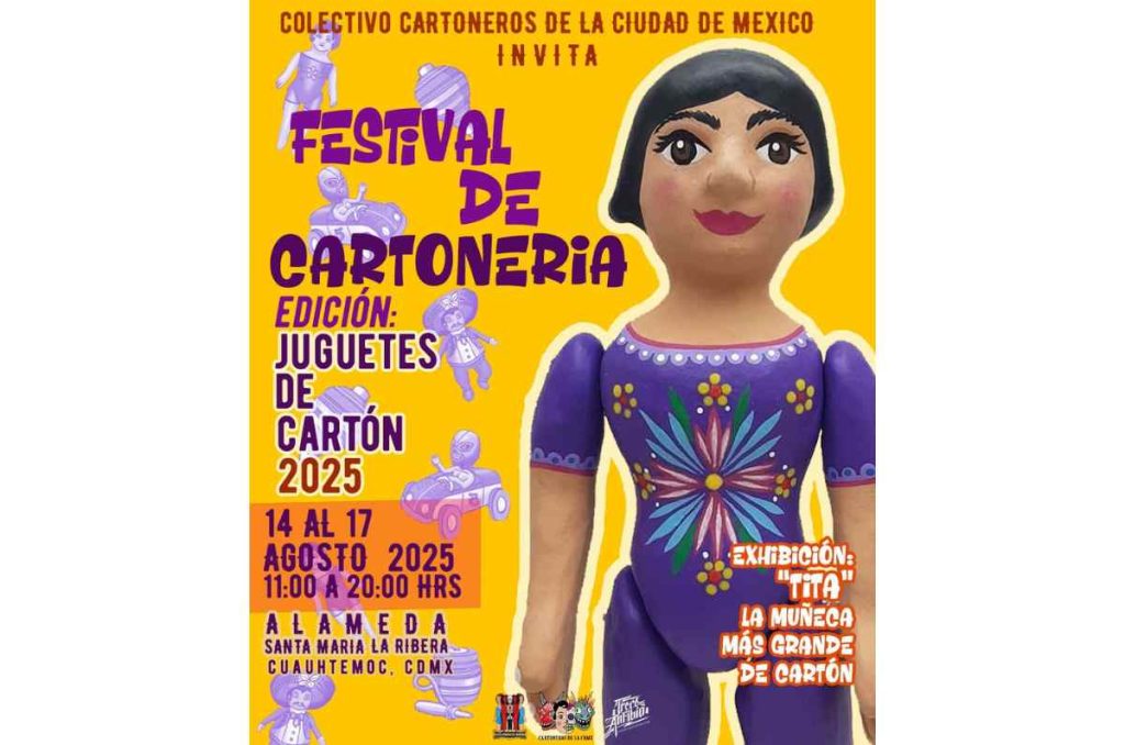 ¡Festival de juguetes de cartón gigantes invaden la Alameda de Santa María la Ribera!