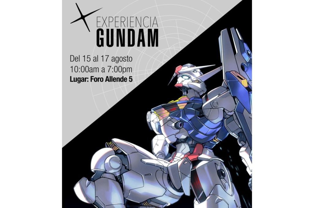 Gundam experiencia gratis en CDMX Foro Allende agosto 2025
