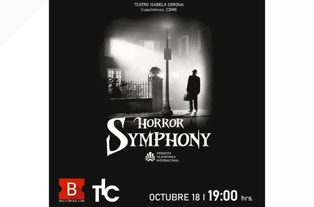 Halloween concierto sinfónico películas de terror CDMX