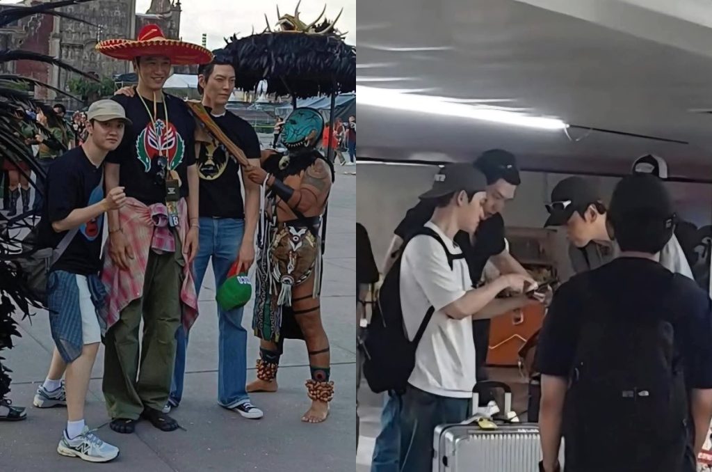 Kim Woo Bin, Do Kyung Soo y Lee Kwang Soo visita Centro Histórico de CDMX