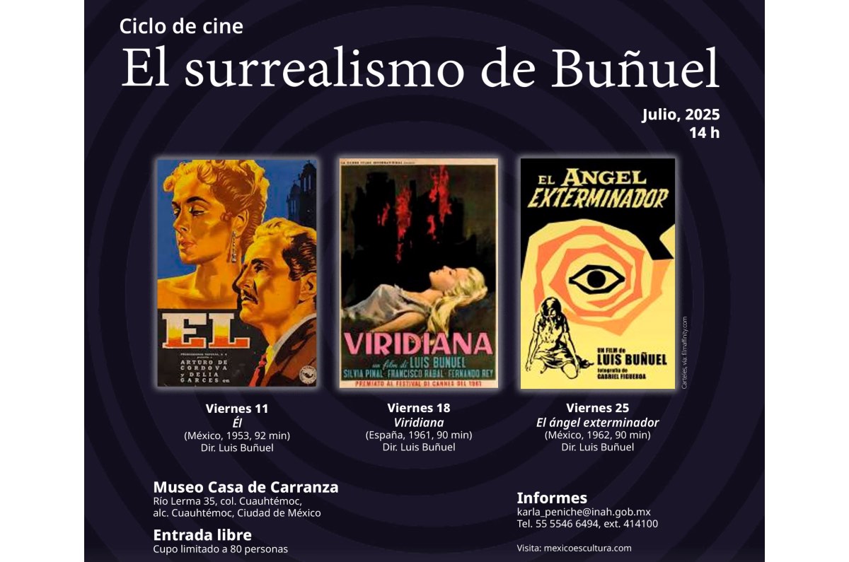luis-bunuel-museo-casa-carranza-cdmx-ciclo-de-peliculas-gratis