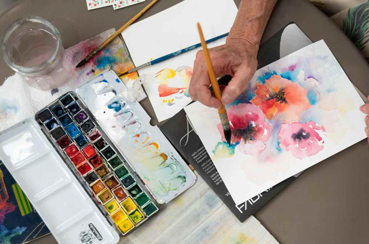 Taller de caligrafía gestual y acuarela en el Museo Nacional de la Acuarela