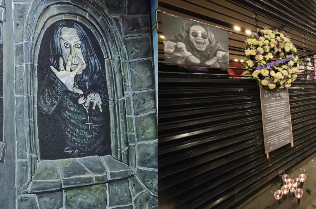 Ozzy Osbourne muerte despedida lugares en CDMX mural y memorial