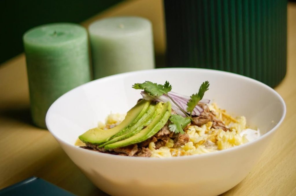 Chilaquiles verdes en San Juan de Aragón