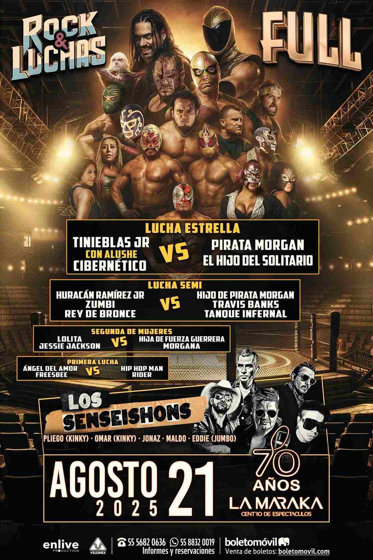 Rock & Luchas en La Maraka