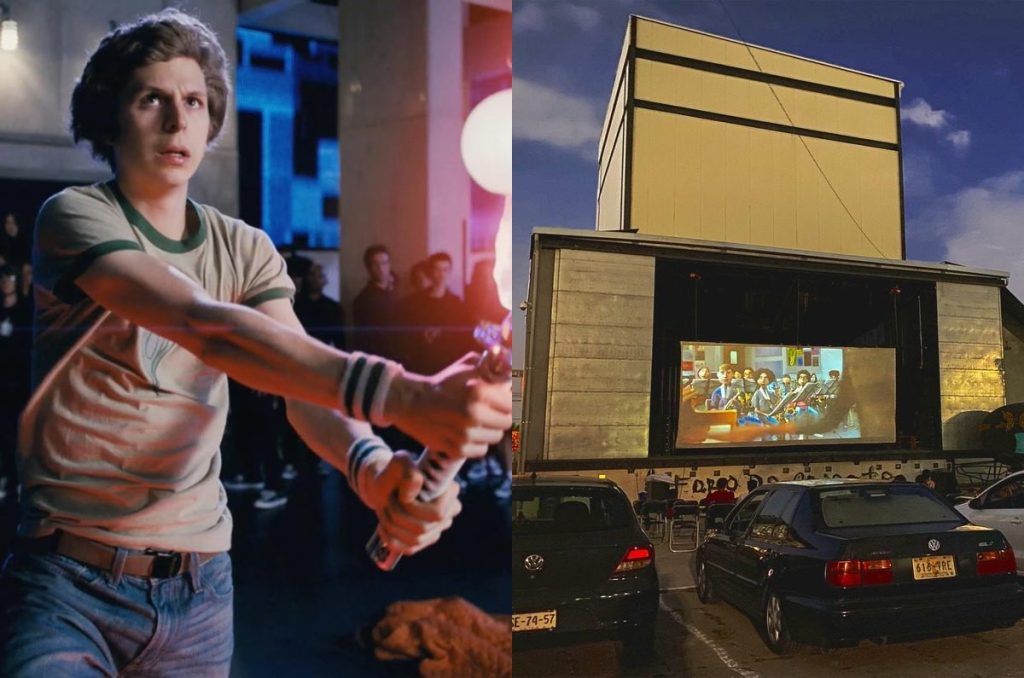 Scott Pilgrim vs los Ex de la Chica de sus Sueños proyección película gratis Autocinema IPN CDMX