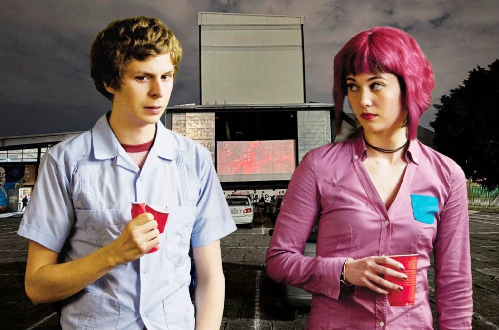Scott Pilgrim vs los Ex de la Chica de sus Sueños proyección película gratis Autocinema IPN CDMX