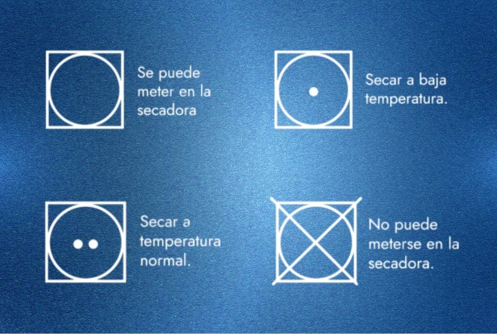Etiqueta de la secadora