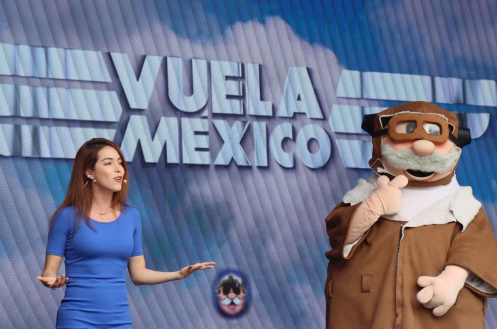 Inauguración oficial de Vuela México por el mundo
