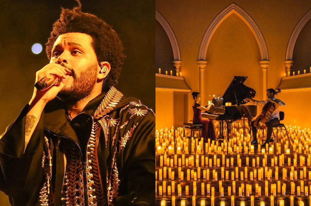 The Weeknd México concierto sinfónico de velas Candlelight CDMX