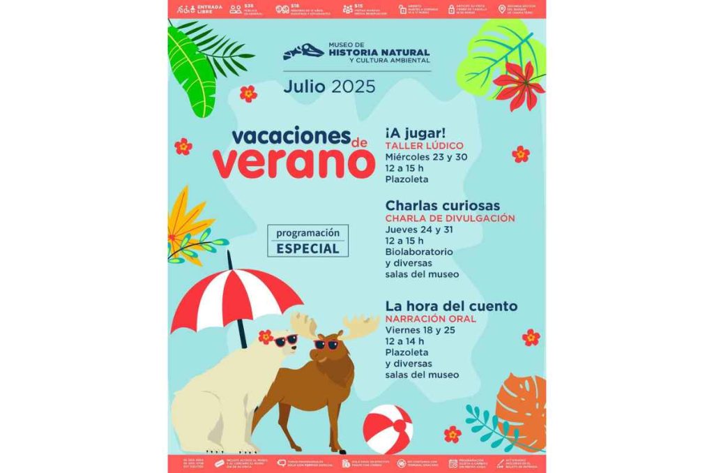 Vacaciones de verano con ciencia y diversión en el Museo de Historia Natural CDMX