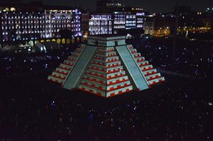 Proyectan la historia de Tenochtitlan con videomapping monumental en CDMX ¡GRATIS!