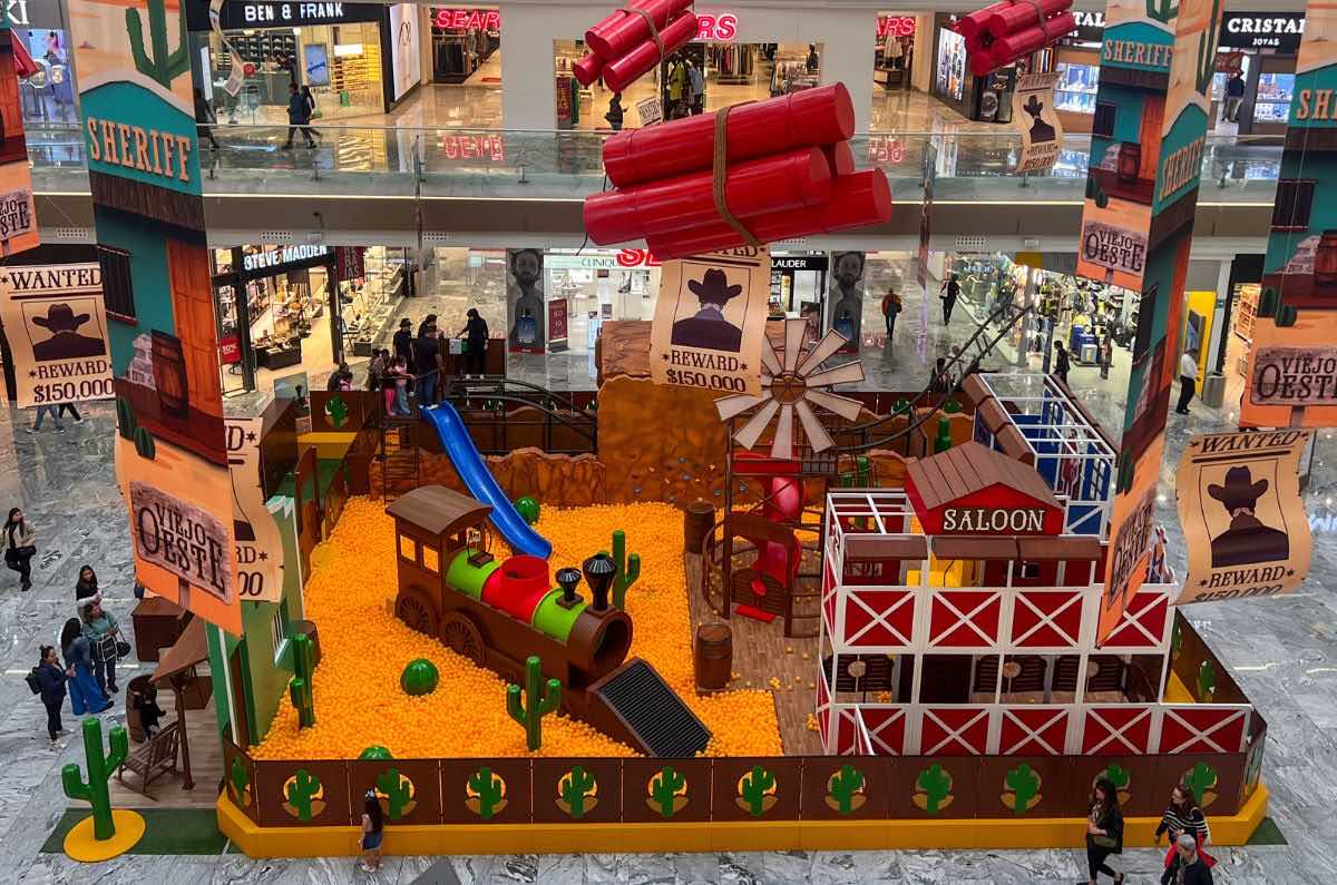 Viejo Oeste: el nuevo espacio de juegos en Perisur, abierto todo el verano
