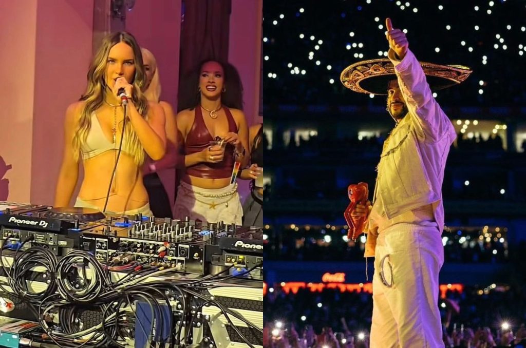 Bad Bunny y Belinda baile y canción "perro negro" residencia en El Coliseo de Puerto Rico