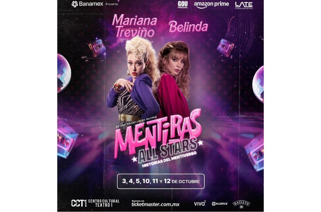 Belinda Mentiras El Musical shows en CDMX Centro Cultural Teatro 1 boletos, precios y fechas