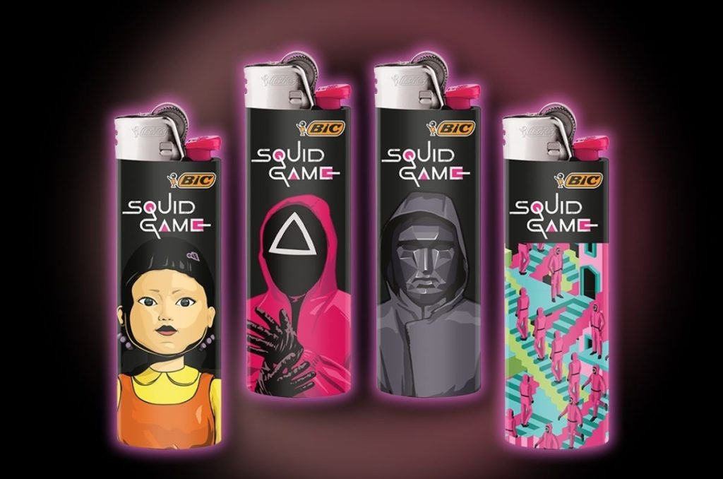 Bic encendedores edición limitada Juego del calamar