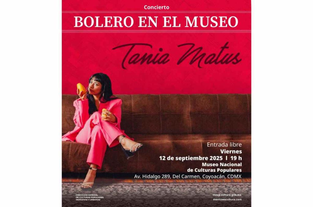 Bolero en Museo Nacional de Culturas Populares con La China Escobar y Tania Matus