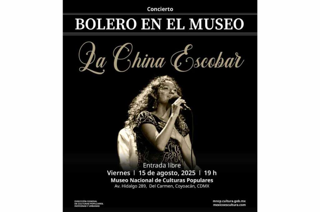 Bolero en Museo Nacional de Culturas Populares con La China Escobar y Tania Matus