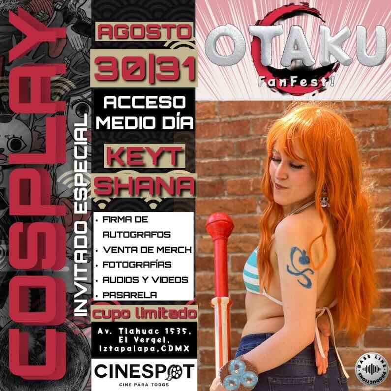 Anuncio Keyt Shana en Otaku Fan Fest