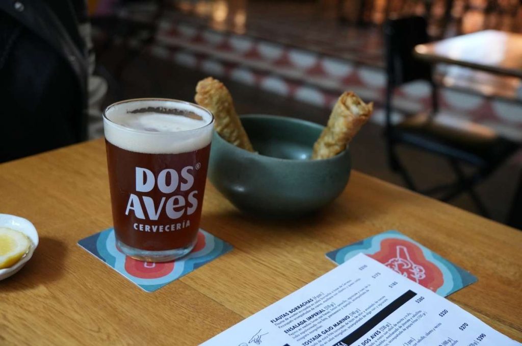 Dos Aves Tap Room en la Roma