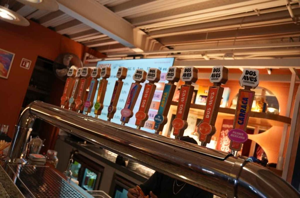 Dos Aves Tap Room en la Roma