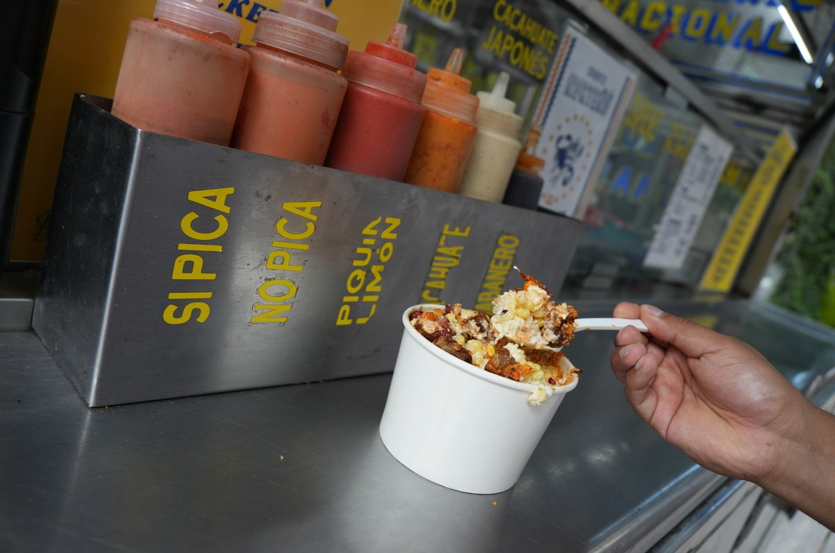 ¿Antojo de algo diferente? Prueba los esquites norteños de Esquites Durango
