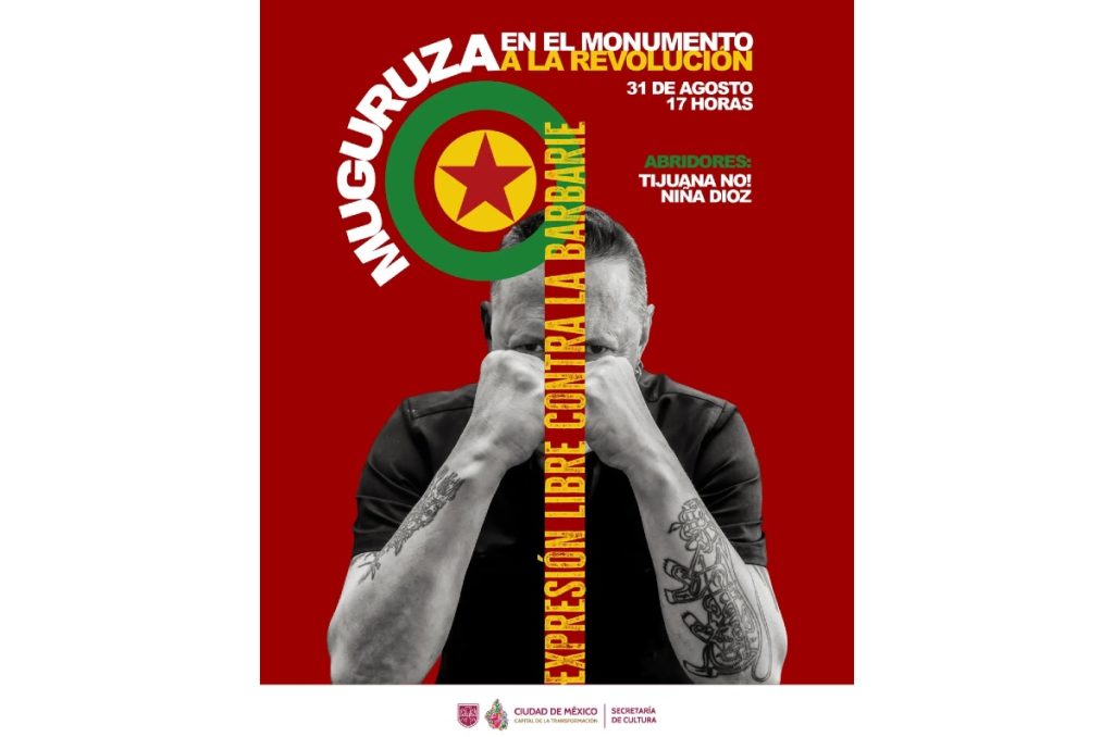 Fermín Muguruza CDMX concierto gratis Monumento a la Revolución