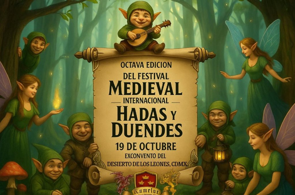Festival Medieval Hadas y Duendes 2025 CDMX Desierto de los Leones octubre boletos