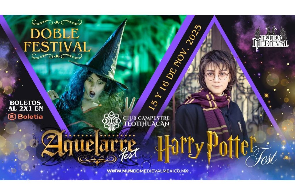 Harry Potter Fest CDMX 2025 evento en Teotihuacán previo a Halloween 2025