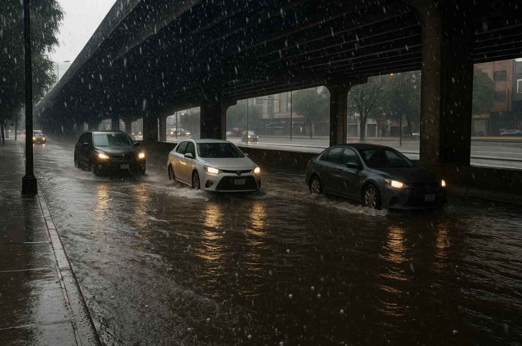 Lluvias extremas en cdmx para el 1 de agosto de 2025
