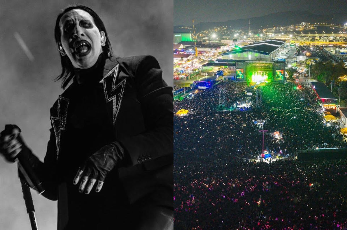 ¡Lo logró! Marilyn Manson juntó a 205 mil fans en la FENAPO 2025
