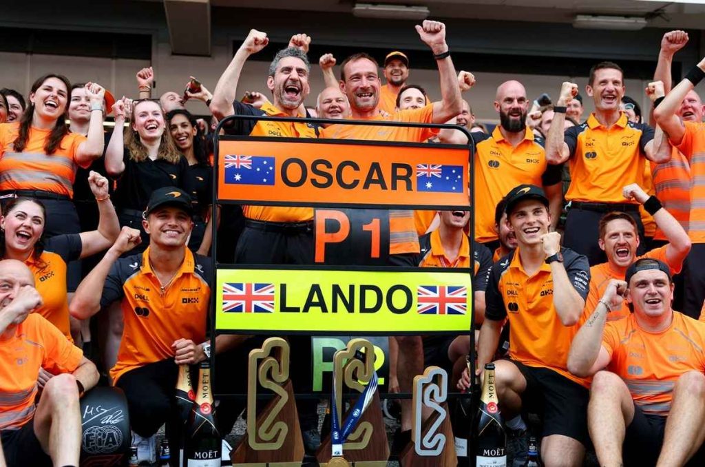 Oscar Piastri y Lando Norris