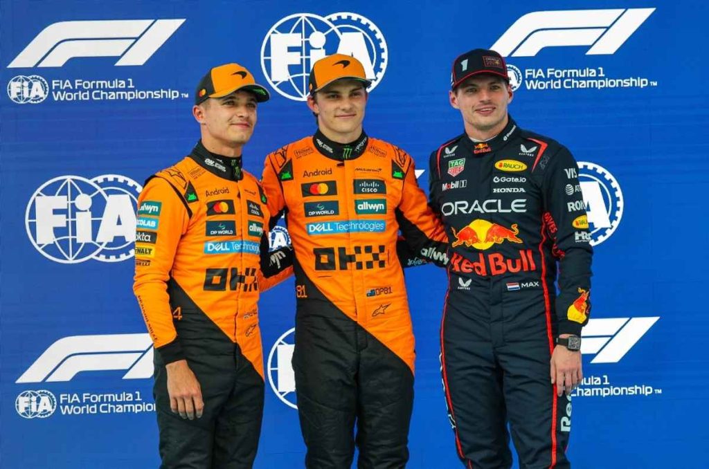 Oscar Piastri y Lando Norris